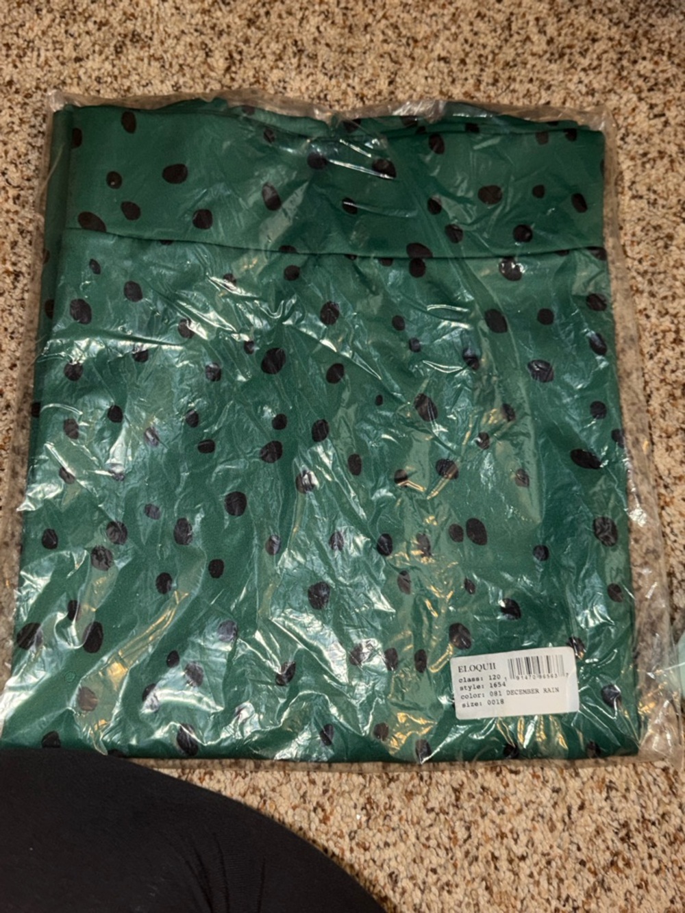 Neoprene Green Polka Pencil Skirt - Classic High-Waist Sheath - Picture 3 of 8
